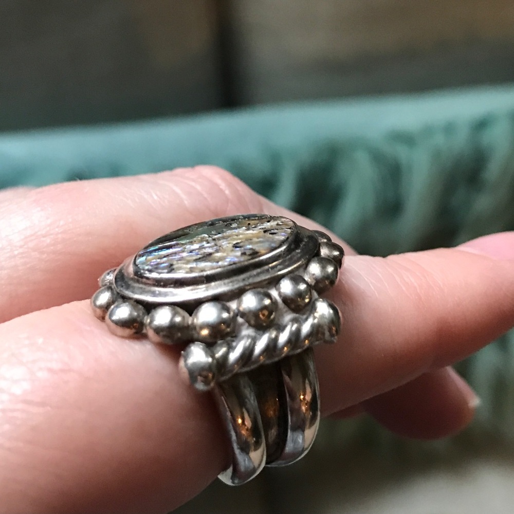 Albacore shell ring - size 8 - Picture 2 of 4